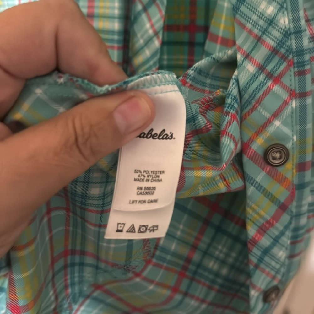 Cabela's Multicolor Plaid Shirt - Picture 3 of 5